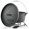 BBQ-Toro Dutch Oven DO14A, 13,3 L Alpha Gusseisen Kochtopf, Gusstopf -Camping Store do14a dutch oven alpha bild1 2000px 1280x1280