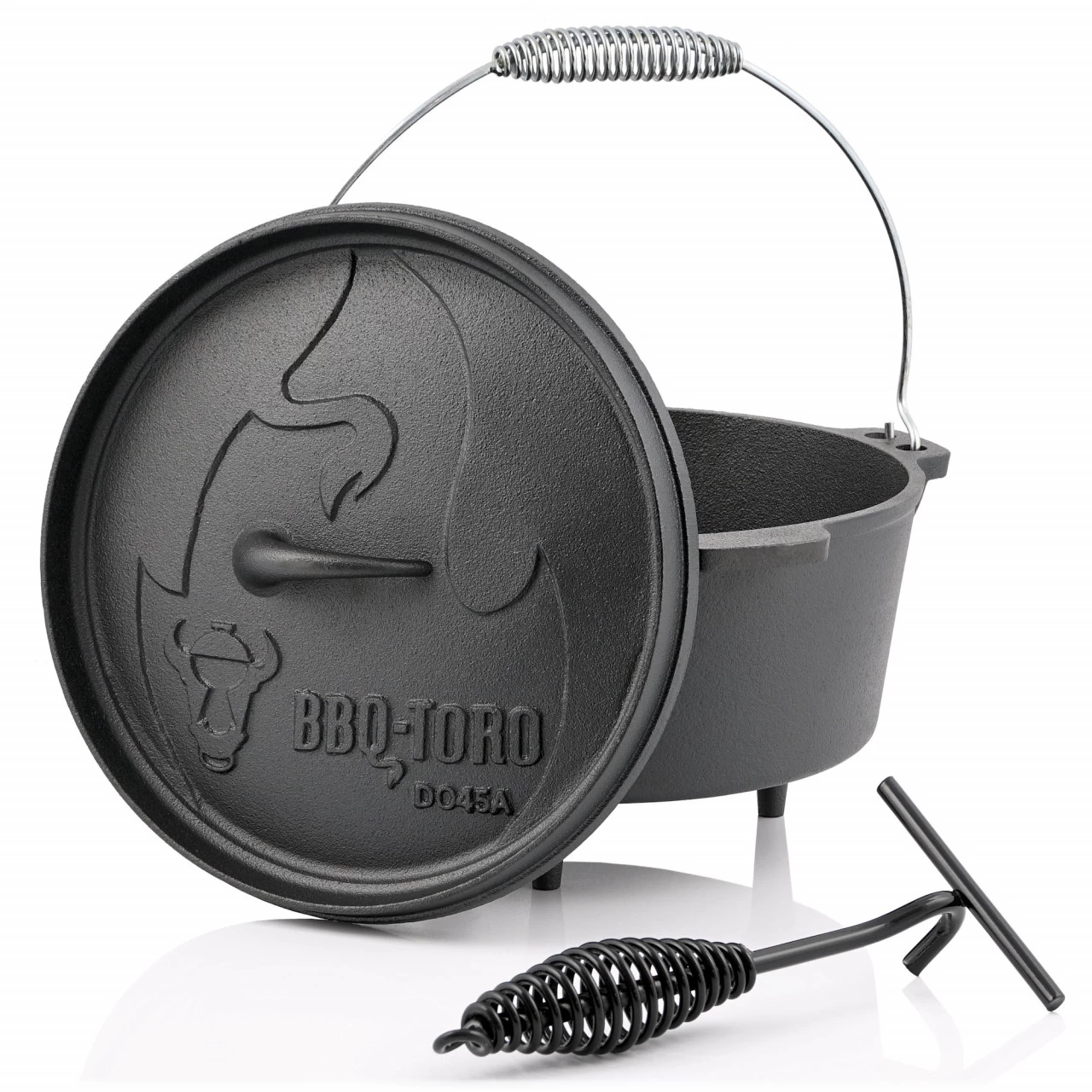 BBQ-Toro Dutch Oven DO45A, 3,1 L Alpha Gusseisen Kochtopf, Gusstopf 3 BBQ-Toro Dutch Oven DO45A, 3,1 L Alpha Gusseisen Kochtopf, Gusstopf