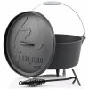 BBQ-Toro Dutch Oven DO9A, 7,2 L Alpha Gusseisen Kochtopf, Gusstopf 2 BBQ-Toro Dutch Oven DO9A, 7,2 L Alpha Gusseisen Kochtopf, Gusstopf -Camping Store do9a dutch oven alpha bild1 2000px 1280x1280