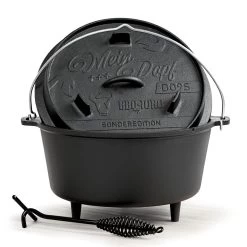BBQ-Toro Dutch Oven "Mein Dopf", 9,0 L Sonderedition Inkl. Deckelheber