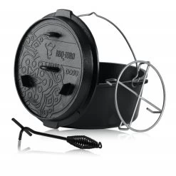 BBQ-Toro Dutch Oven DO9UX, 9,0 L Ultimate Gusseisen Kochtopf Mit PRO3+ Beschichtung, Gusstopf