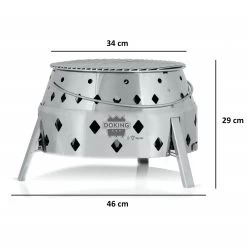 BBQ-Toro Edelstahl Dutch Oven Grill "DOKING" | Dutch Oven Station, Feuerstelle -Camping Store doking dutch oven grill masse 2000px 1280x1280