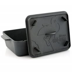 BBQ-Toro Dutch Oven Backtopf, 5,5 Liter, Gusseisen Kochtopf, Gusstopf