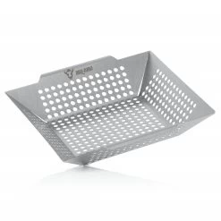 BBQ-Toro Edelstahl Grillkorb | 30 X 30 X 5,5 Cm | Grillschale Für Gasgrill, Grillpfanne