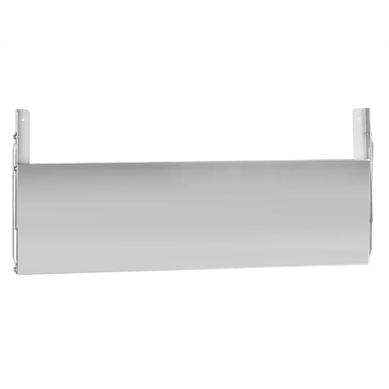 Mahlzeit Edelstahl Wandregal, 100 X 30 Cm, Silber, Klappbares Hängeregal, Küchenregal, Wandboard 5 Mahlzeit Edelstahl Wandregal, 100 X 30 Cm, Silber, Klappbares Hängeregal, Küchenregal, Wandboard – Bild 3