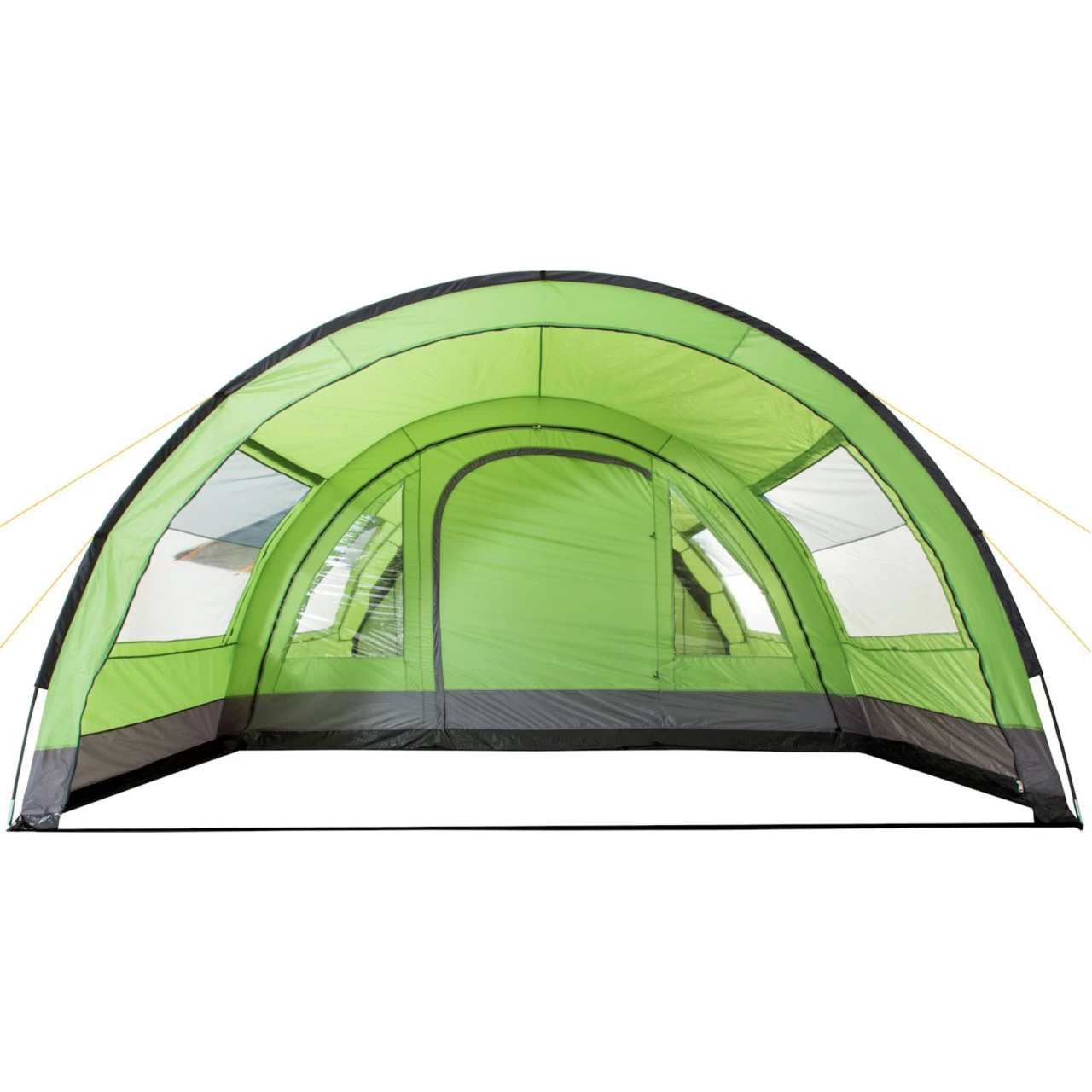 CampFeuer Zelt Relax6 Für 6 Personen | Grün/Grau, Tunnelzelt 5000 Mm Wassersäule 7 CampFeuer Zelt Relax6 Für 6 Personen | Grün/Grau, Tunnelzelt 5000 Mm Wassersäule – Bild 5