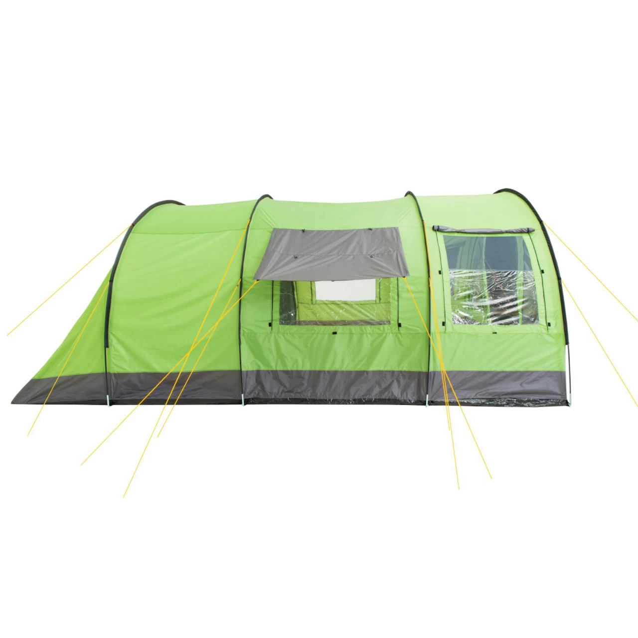 CampFeuer Zelt Relax6 Für 6 Personen | Grün/Grau, Tunnelzelt 5000 Mm Wassersäule 8 CampFeuer Zelt Relax6 Für 6 Personen | Grün/Grau, Tunnelzelt 5000 Mm Wassersäule – Bild 6