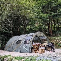 CampFeuer Zelt Relax6 Für 6 Personen | Grün/Grau, Tunnelzelt 5000 Mm Wassersäule 13 CampFeuer Zelt Relax6 Für 6 Personen | Grün/Grau, Tunnelzelt 5000 Mm Wassersäule -Camping Store empress6 tunnelzelt actionbild1 1000px 1280x1280 2