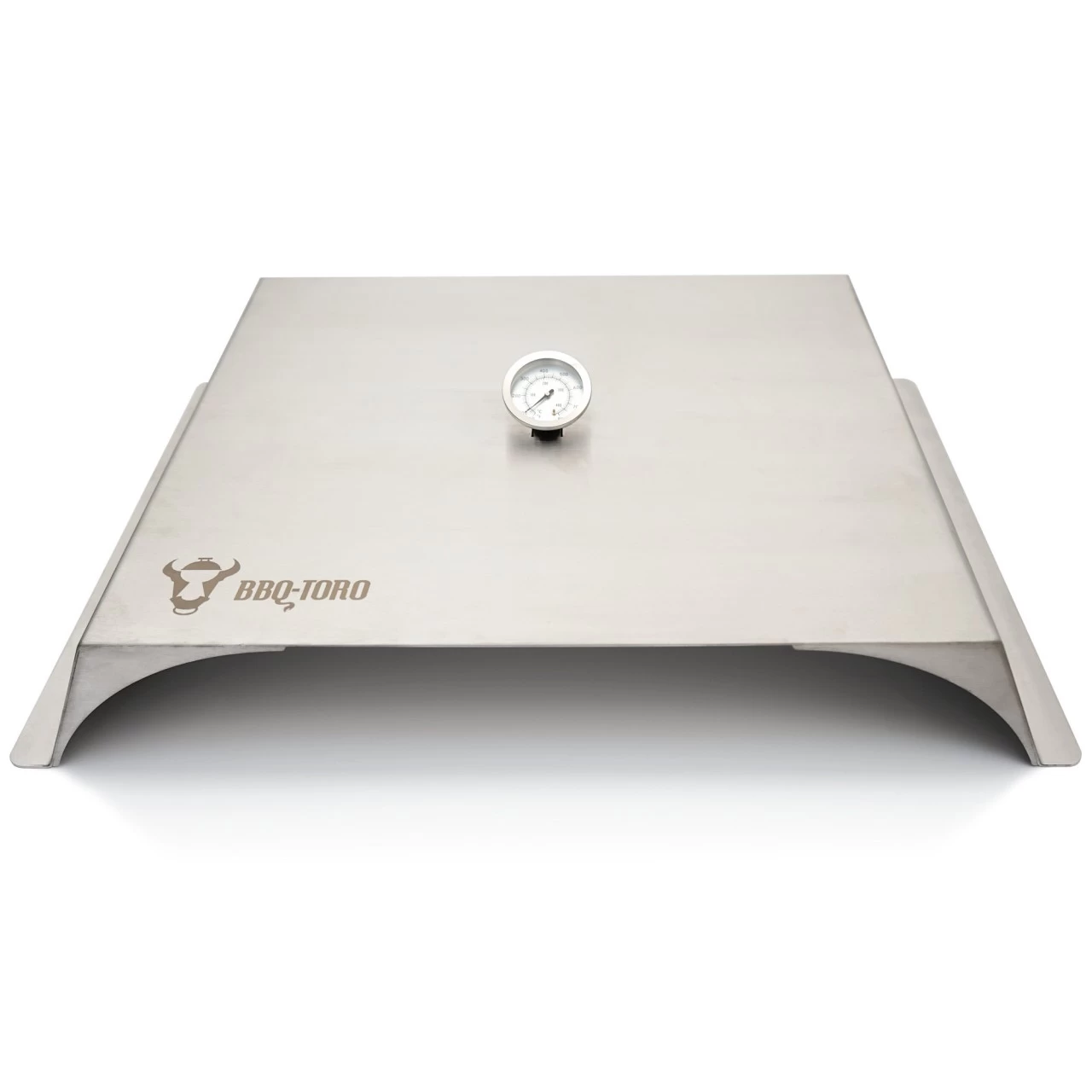 BBQ-Toro Edelstahl Pizzaaufsatz Set Für Gasgrill, Pizzastein, Schaufel 4 BBQ-Toro Edelstahl Pizzaaufsatz Set Für Gasgrill, Pizzastein, Schaufel – Bild 2