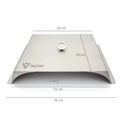 BBQ-Toro Edelstahl Pizzaaufsatz Set Für Gasgrill, Pizzastein, Schaufel 15 BBQ-Toro Edelstahl Pizzaaufsatz Set Für Gasgrill, Pizzastein, Schaufel -Camping Store es pc masse 2000px 1280x1280