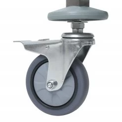 Mahlzeit Edelstahl Servierwagen Mit 3 Etagen | 101,5 X 95 X 48,5 Cm | Rollwagen -Camping Store esw7 servierwagen bild4 2000px 1280x1280