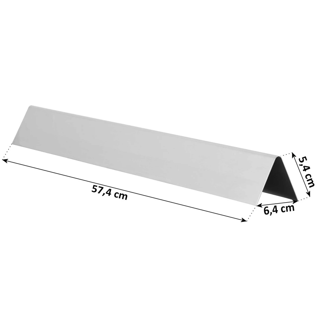 BBQ-Toro Edelstahl Flammenverteiler Set (5 Stück) | 57,4 X 6,4 Cm | Aromaschiene 5 BBQ-Toro Edelstahl Flammenverteiler Set (5 Stück) | 57,4 X 6,4 Cm | Aromaschiene – Bild 3