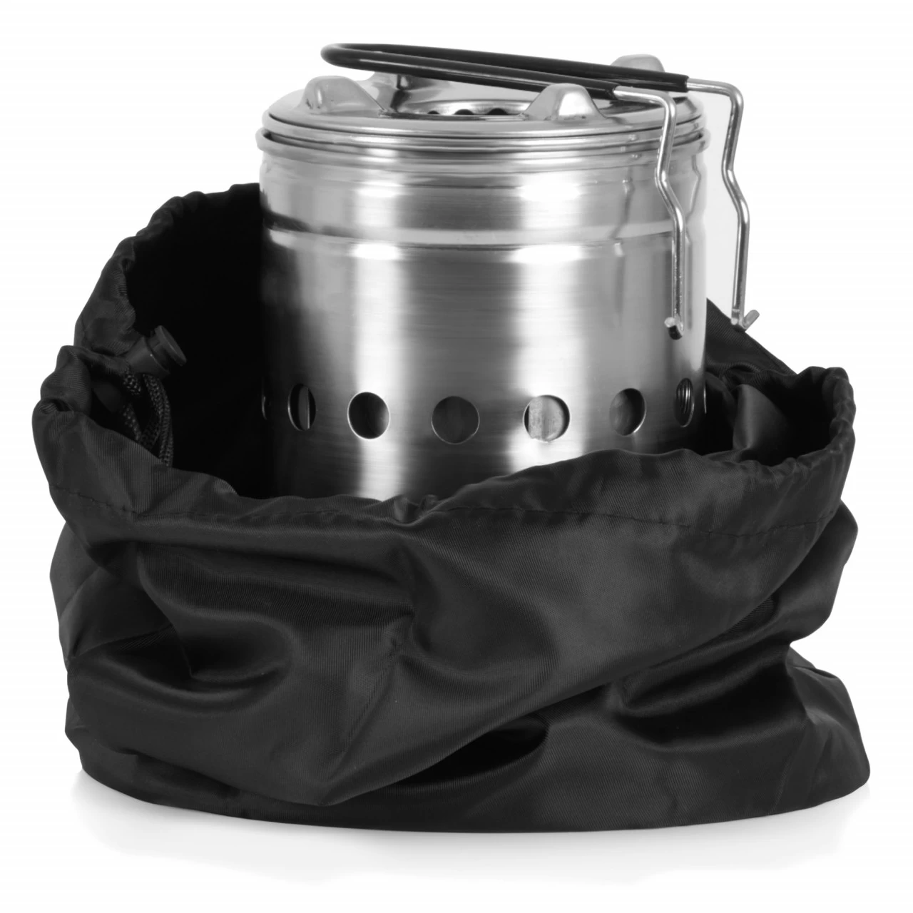 CampFeuer "Flammen Zwerg" Campingkocher Für Pellets Inkl. Tasche, Aus Edelstahl | Holzofen Klein 10 CampFeuer "Flammen Zwerg" Campingkocher Für Pellets Inkl. Tasche, Aus Edelstahl | Holzofen Klein – Bild 8