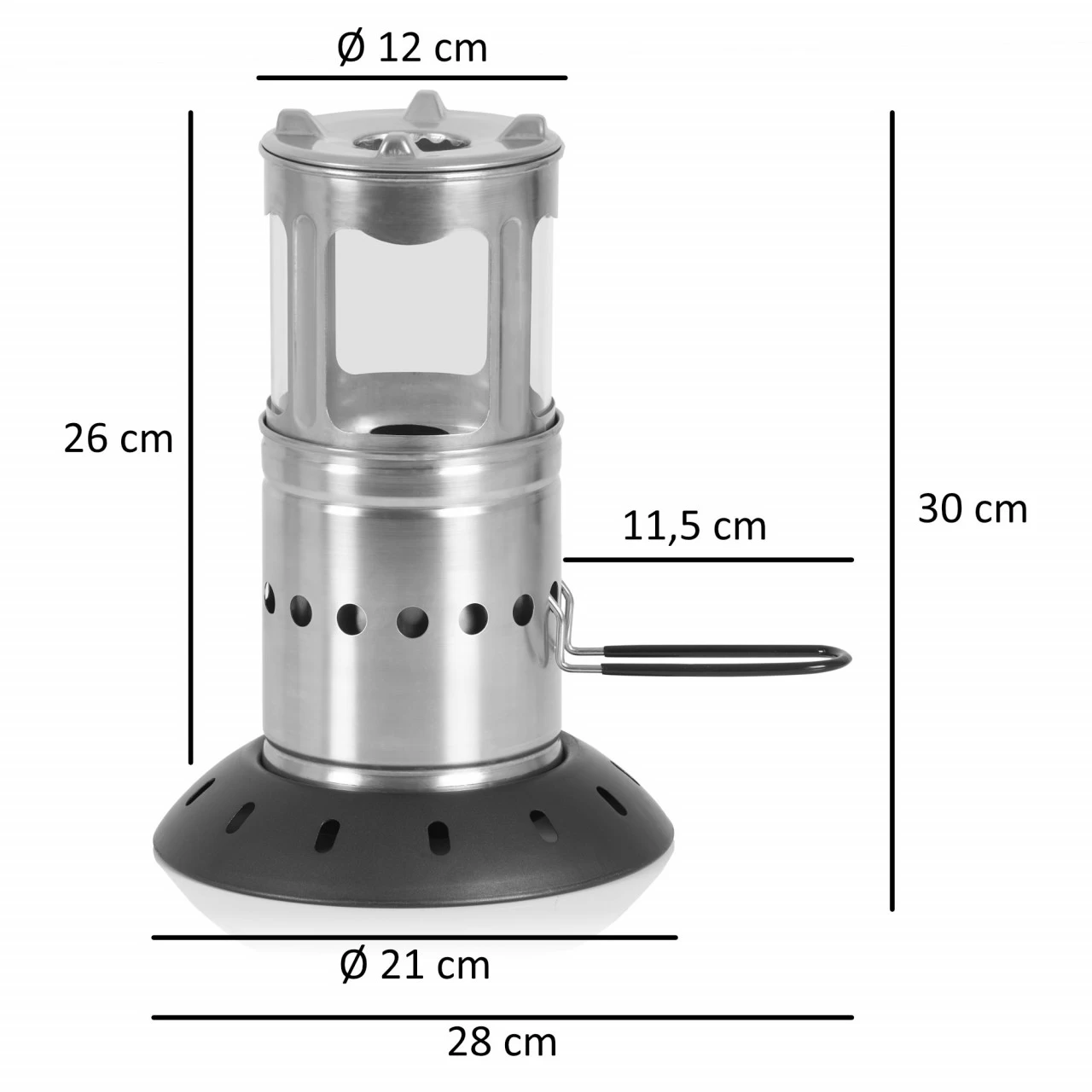 CampFeuer "Flammen Zwerg" Campingkocher Für Pellets Inkl. Tasche, Aus Edelstahl | Holzofen Klein 4 CampFeuer "Flammen Zwerg" Campingkocher Für Pellets Inkl. Tasche, Aus Edelstahl | Holzofen Klein – Bild 2