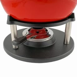 BBQ-Toro 9-teiliges Gusseisen Fondue Set Für 6 Personen | 2 L | Emailliert, Rot -Camping Store fond1 fondueset brennpastenbehaelter 2000px 1280x1280
