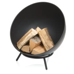 BBQ-Toro Feuerschale Ø 60cm, Schwarz, Kippbare Outdoor Feuerstelle Mit Drei Beinen, 3-in-1 Feuerkuge -Camping Store fs11s feuerschale bild7 2000px 1280x1280