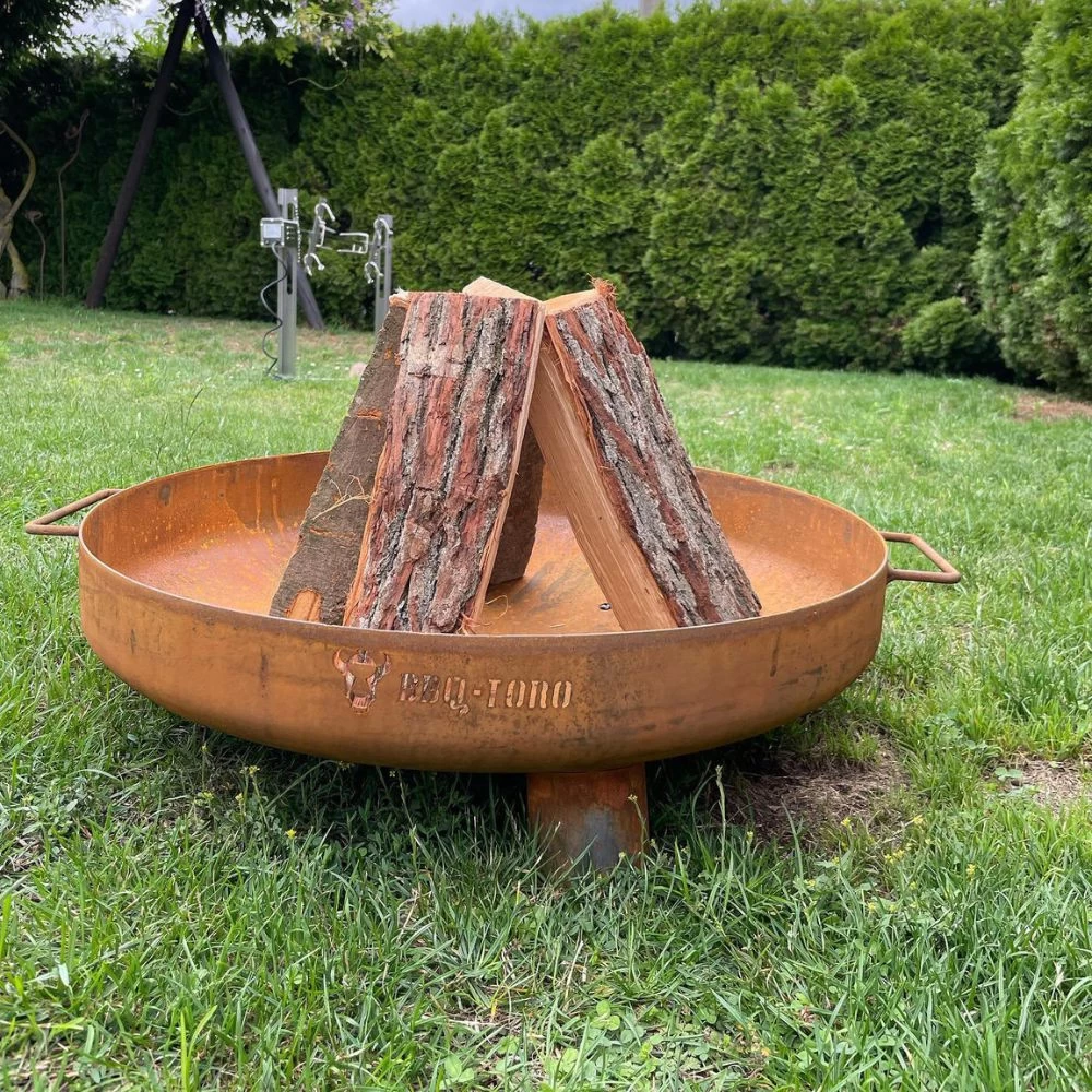 BBQ-Toro Feuerschale Ø 70 Cm, Rostoptik, Outdoor Dreibein Feuerstelle Für Garten Und Terrasse 5 BBQ-Toro Feuerschale Ø 70 Cm, Rostoptik, Outdoor Dreibein Feuerstelle Für Garten Und Terrasse – Bild 3