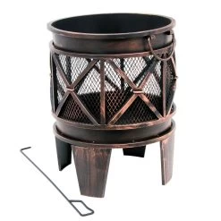 BBQ-Toro Feuerkorb "Plum" Ø 42 Cm Inkl. Schürhaken, In Antik-Rost-Optik, Für Garten Und Terrasse 9 BBQ-Toro Feuerkorb "Plum" Ø 42 Cm Inkl. Schürhaken, In Antik-Rost-Optik, Für Garten Und Terrasse -Camping Store fsk1 plum feuerkorb bild1 big 1280x1280