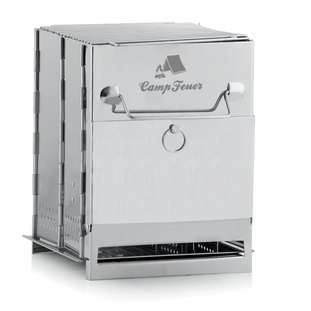 CampFeuer Edelstahl Faltgrill | 22 X 20,5 X 27 Cm | Outdoor Camping Klappgrill 7 CampFeuer Edelstahl Faltgrill | 22 X 20,5 X 27 Cm | Outdoor Camping Klappgrill – Bild 5