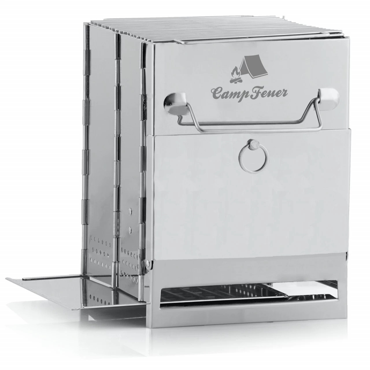 CampFeuer Edelstahl Faltgrill | 22 X 20,5 X 27 Cm | Outdoor Camping Klappgrill 8 CampFeuer Edelstahl Faltgrill | 22 X 20,5 X 27 Cm | Outdoor Camping Klappgrill – Bild 6