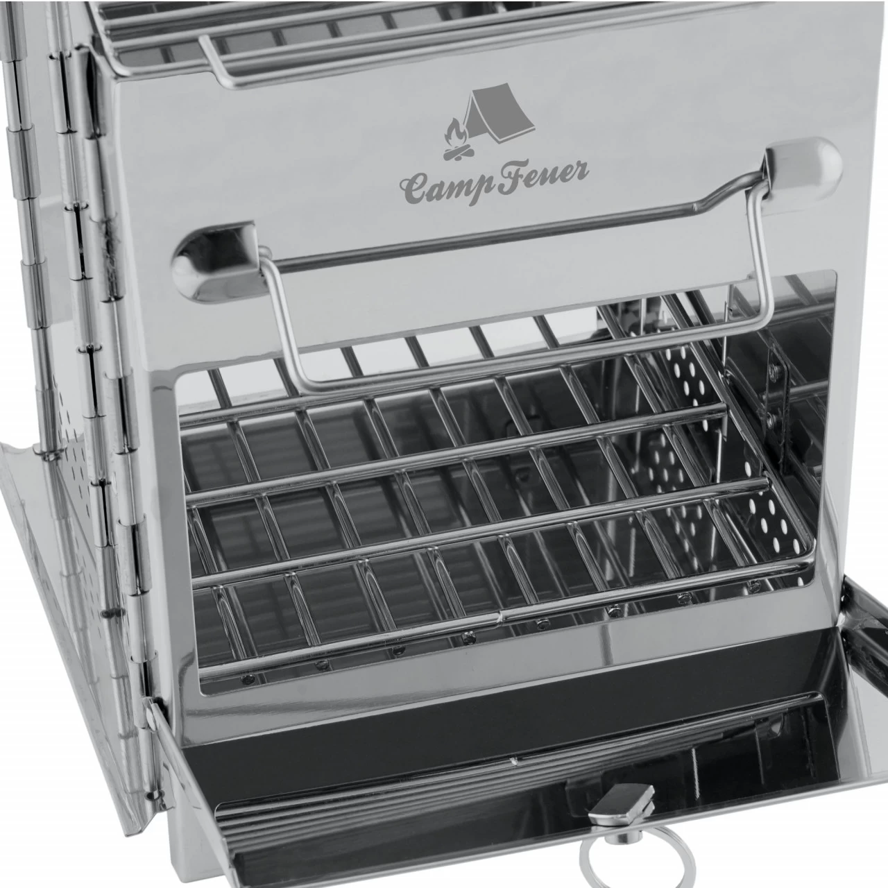 CampFeuer Edelstahl Faltgrill | 22 X 20,5 X 27 Cm | Outdoor Camping Klappgrill 10 CampFeuer Edelstahl Faltgrill | 22 X 20,5 X 27 Cm | Outdoor Camping Klappgrill – Bild 8