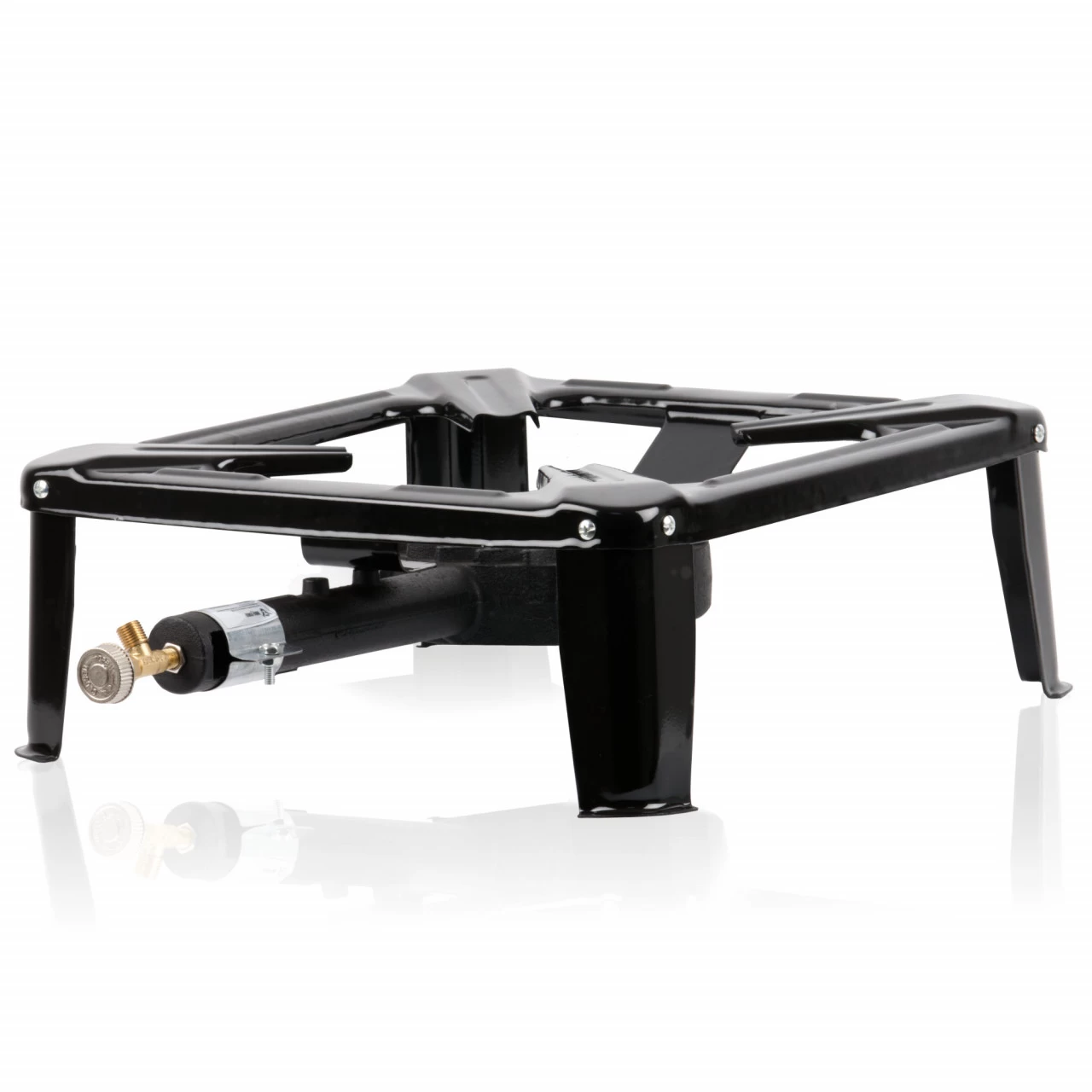 BBQ-Toro Gusseisen Gaskocher | 1-Ring-Gasbrenner 40 X 40 X 15 Cm | 7 KW 3 BBQ-Toro Gusseisen Gaskocher | 1-Ring-Gasbrenner 40 X 40 X 15 Cm | 7 KW