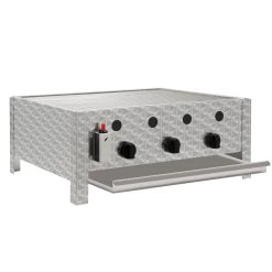 BBQ-Toro Edelstahl Gastrobräter, 3-flammig, Mit Grillrost Flammenblech Fettwanne -Camping Store gb k1103b gastrobraeter bild5 big 1280x1280