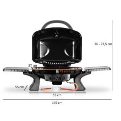 BBQ-Toro Tragbarer Tisch Gasgrill Mit Grilltisch Für Balkon, Camping 14 BBQ-Toro Tragbarer Tisch Gasgrill Mit Grilltisch Für Balkon, Camping -Camping Store gg2 tischgasgrill massbild neu 2000px 1280x1280