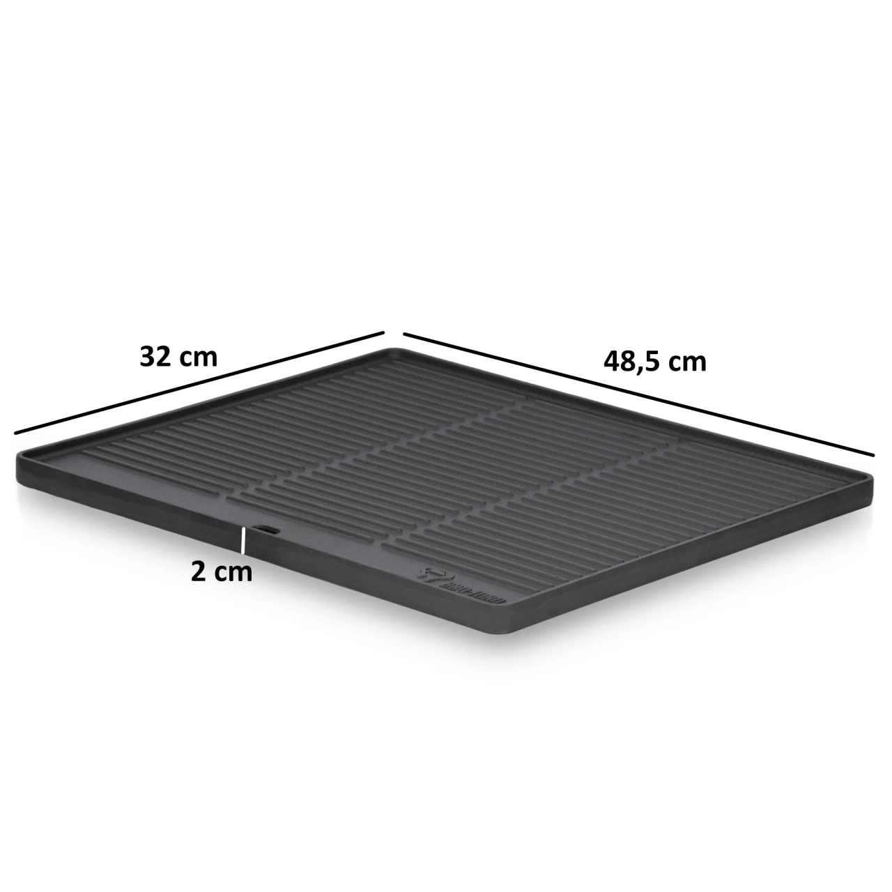 BBQ-Toro Gusseisen Grillplatte, 48,5 X 32 Cm, BBQ Plancha Pre-seasoned, Grillschale 4 BBQ-Toro Gusseisen Grillplatte, 48,5 X 32 Cm, BBQ Plancha Pre-seasoned, Grillschale – Bild 2