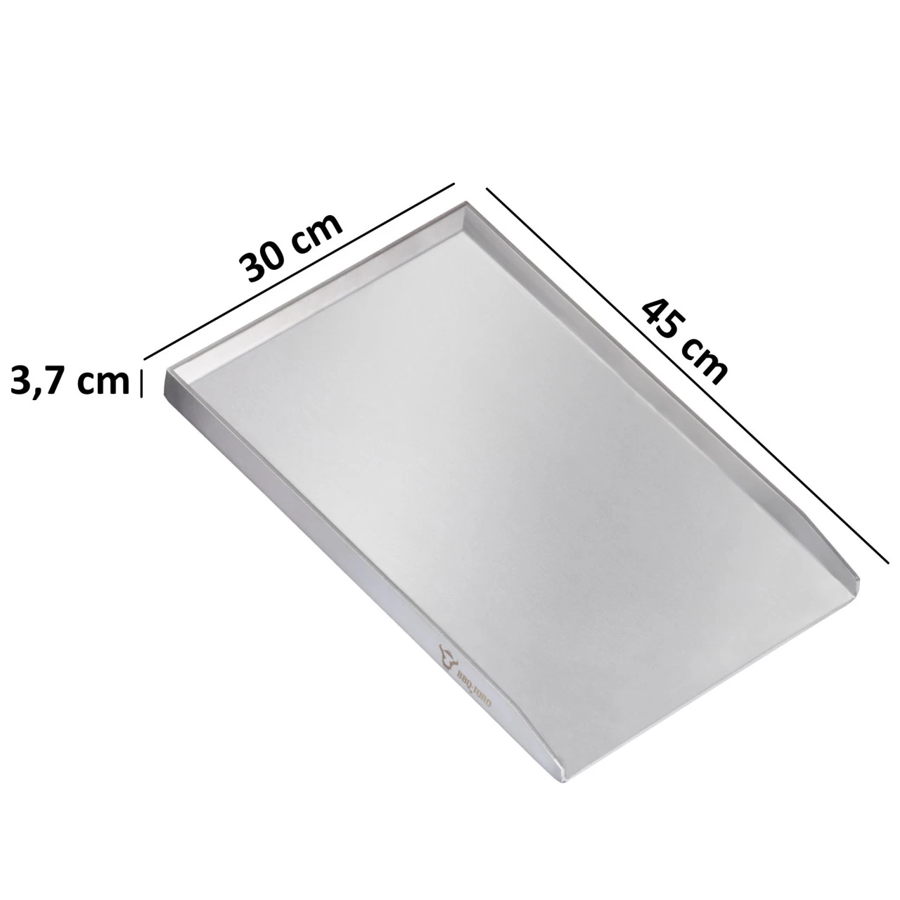 BBQ-Toro Edelstahl Grillplatte, 30 X 45 Cm, BBQ Plancha, Grillblech, Grillpfanne, Grillschale 4 BBQ-Toro Edelstahl Grillplatte, 30 X 45 Cm, BBQ Plancha, Grillblech, Grillpfanne, Grillschale – Bild 2