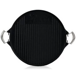 BBQ-Toro Gusseisen Grillplatte Mit Griffen | Ø 42 Cm | Wendeplatte, Emailliert