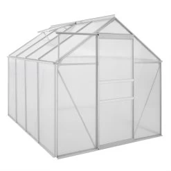 Zelsius Aluminium Gewächshaus 250 X 190 Cm, 4 Mm Platten, 4,75m² -Camping Store gw04plus gewaechshaus bild2 2000px 1280x1280 1