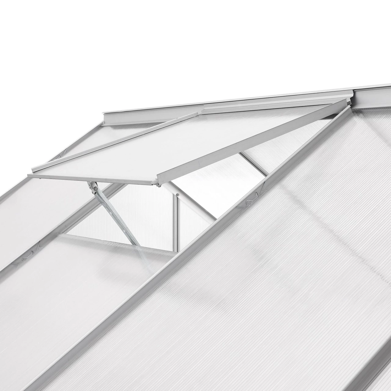 Zelsius Aluminium Gewächshaus SET, 380 X 190 Cm, Inkl. Fundament 10 Zelsius Aluminium Gewächshaus SET, 380 X 190 Cm, Inkl. Fundament – Bild 8