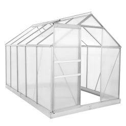 Zelsius Aluminium Gewächshaus SET, 310 X 190 Cm, Inkl. Fundament