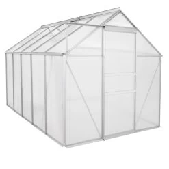 Zelsius Aluminium Gewächshaus, 310 X 190 Cm, 6 Mm Platten, Ca. 5,90 M² -Camping Store gw05plus gewaechshaus bild2 2000px 1280x1280