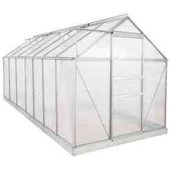 Set: Zelsius - Aluminium Gewächshaus, 430 X 190 Cm, Inkl. Fundament 15 Set: Zelsius - Aluminium Gewächshaus, 430 X 190 Cm, Inkl. Fundament -Camping Store gw07plus fnd gewaechshaus bild2 2000px 1280x1280