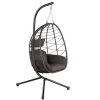 HinHocker Hängesessel Mit Gestell | Braun | Ergonomischer Sessel Inkl. Kissen Und Auflagepolster -Camping Store hang1b haengesessel bild1 2000px 1280x1280