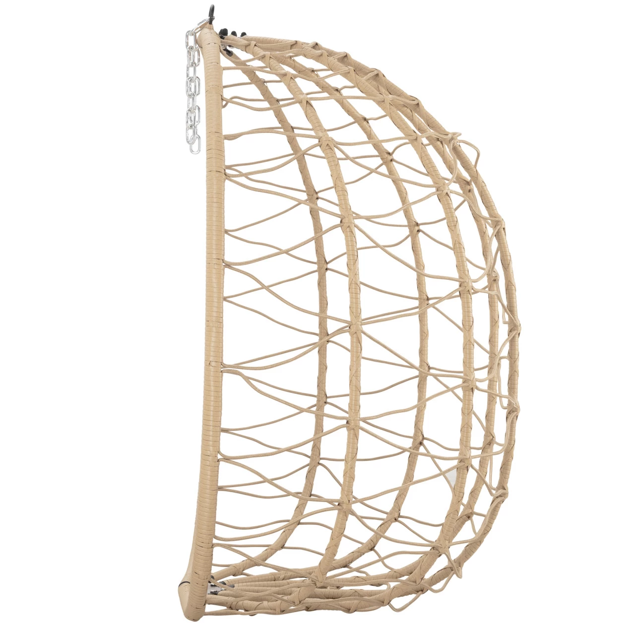 HinHocker Hängesessel Mit Gestell | Creme | Ergonomischer Sessel Inkl. Kissen Und Auflagepolster 7 HinHocker Hängesessel Mit Gestell | Creme | Ergonomischer Sessel Inkl. Kissen Und Auflagepolster – Bild 5