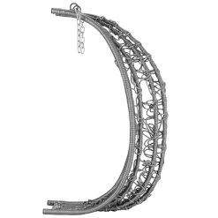 HinHocker Hängesessel Mit Gestell | Grau | Ergonomischer Sessel Inkl. Kissen Und Auflagepolster -Camping Store hang1w haengesessel bild3 2000px 1280x1280