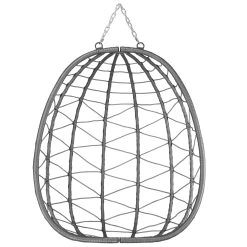 HinHocker Hängesessel Mit Gestell | Grau | Ergonomischer Sessel Inkl. Kissen Und Auflagepolster -Camping Store hang1w haengesessel bild6 2000px 1280x1280