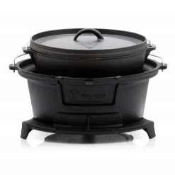 BBQ-Toro Gusseisen Grilltopf Mit Grillrost | 43 X 42 X 21,5 Cm | Hibachi Style -Camping Store hiba3 hibachi bild5 2000px 1280x1280