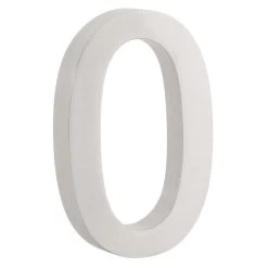 ZELSIUS Edelstahl Hausnummer "0"