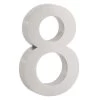 ZELSIUS Edelstahl Hausnummer "8"