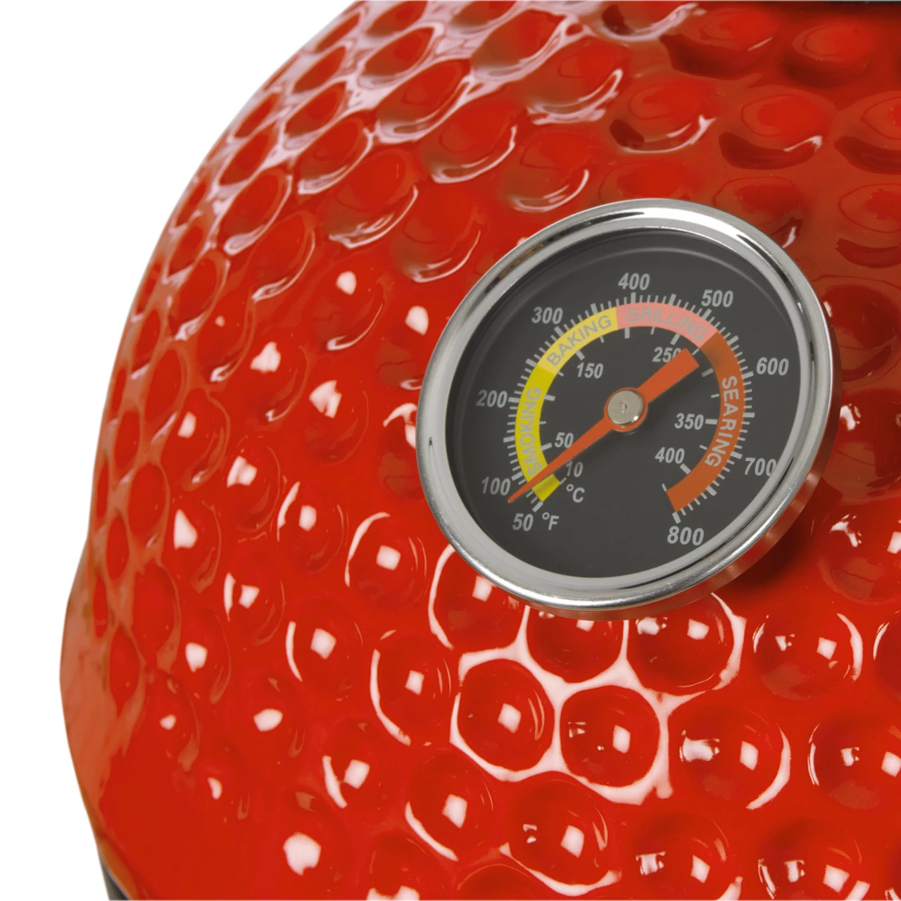 BBQ-Toro Kamado Grill Holzkohlegrill Ø 32 Cm "HAIIRO" Mit Grillrost Und Thermometer, Rot 8 BBQ-Toro Kamado Grill Holzkohlegrill Ø 32 Cm "HAIIRO" Mit Grillrost Und Thermometer, Rot – Bild 6