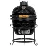 BBQ-Toro Kamado Grill Holzkohlegrill Ø 32 Cm "HAIIRO" Mit Grillrost Und Thermometer, Schwarz -Camping Store kama13s kamado kuro bild1 2000px 1280x1280