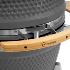 BBQ-Toro Kamado Grill Holzkohlegrill Ø 52 Cm "KURO" | Grau | Keramikgrill -Camping Store kama21g kamado kuro bild7 2000px 1280x1280