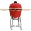 BBQ-Toro Kamado Grill Holzkohlegrill Ø 52 Cm "KURO" | Rot | Keramikgrill -Camping Store kama21r kamado kuro bild1 2000px 1280x1280