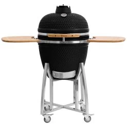 BBQ-Toro Kamado Grill Holzkohlegrill Ø 52 Cm "KURO" | Schwarz | Keramikgrill