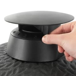 BBQ-Toro Kamado Grill Ø56cm "Yuro" Holzkohlegrill Keramikgrill Mit Thermometer, Rädern, Matt Schwarz -Camping Store kama22s kamado bild5 2000px 1280x1280