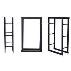 Zelsius Kaminholzregal | 60 X 25 X 150 Cm | Brennholzregal Für Innen Und Außen -Camping Store khr kaminholzregal bild4 2000px 1280x1280